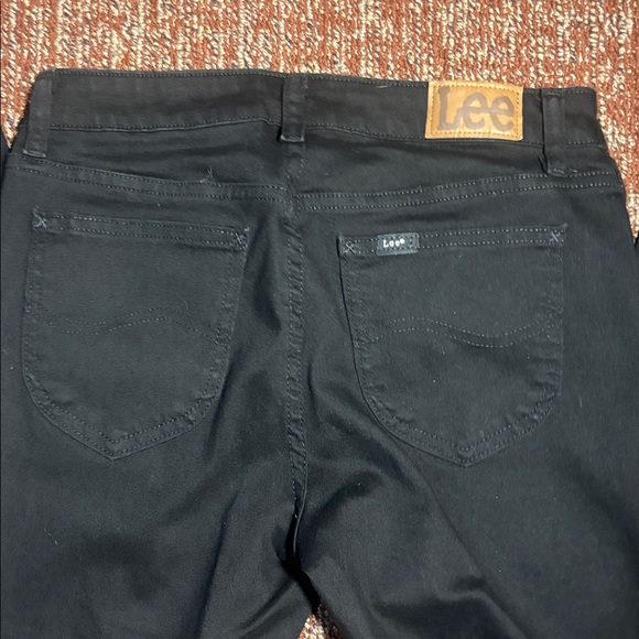 Lee Classic Black Jeans bootcut denim western style high rise cowgirl flare leg - Picture 5 of 10